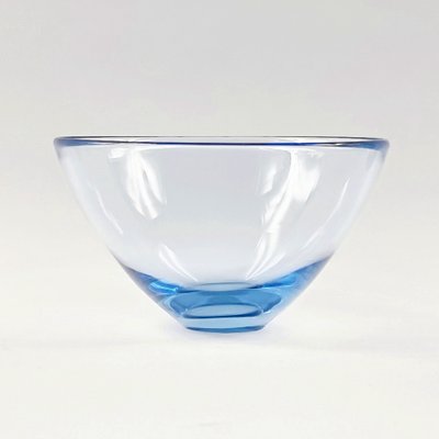 Mid-Century Scandinavian Minimalist Glass Bowl by Per Lütken for Holmegaard, Denmark, 1960s-BMM-1615166