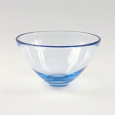 Mid-Century Scandinavian Minimalist Glass Bowl by Per Lütken for Holmegaard, Denmark, 1960s-BMM-1615166