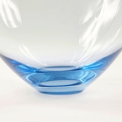 Mid-Century Scandinavian Minimalist Glass Bowl by Per Lütken for Holmegaard, Denmark, 1960s-BMM-1615166