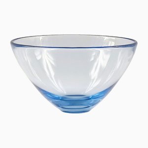 Mid-Century Scandinavian Minimalist Glass Bowl by Per Lütken for Holmegaard, Denmark, 1960s-BMM-1615166