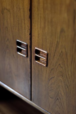 Mid-Century Scandinavian Modern Rosewood Highboard with Bar by Æ. Jensen & T. Mølholm for Herning, 1960s-ZAA-1795679