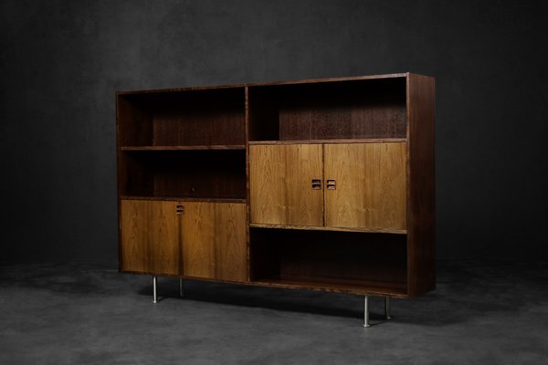 Mid-Century Scandinavian Modern Rosewood Highboard with Bar by Æ. Jensen & T. Mølholm for Herning, 1960s-ZAA-1795679