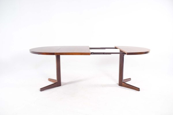 Mid-Century Scandinavian Modern Rosewood Pedestal Dining Table, 1960-XWB-1721962