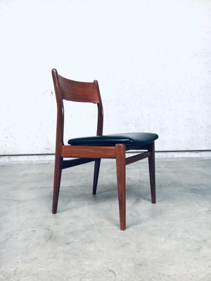 Mid-Century Scandinavian Modern Teak Dining Chairs, Set of 4-RQV-1078217