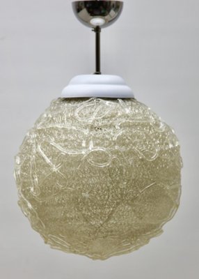 Mid-Century Scandinavian Pendant Light with Acrylic Optical Shade, 1960-MJY-1383782