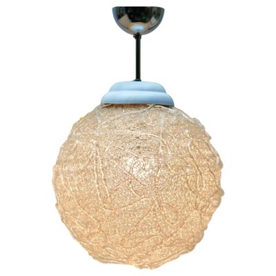 Mid-Century Scandinavian Pendant Light with Acrylic Optical Shade, 1960-MJY-1383782