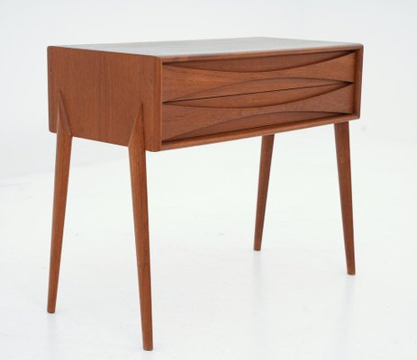 Mid-Century Scandinavian Side Table attributed to Rimbert Sandholt for Glas & Trä, 1960s-FM-1772839