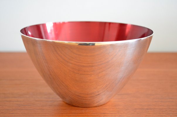 Mid-Century Scandinavian Silver-Plated Bowl from DSG Denmark, 1950s-OV-716042