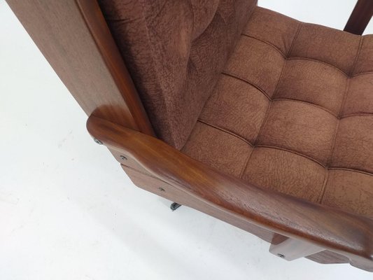 Mid-Century Scandinavian Swivel Armchair, Norway, 1970s-TZ-824603