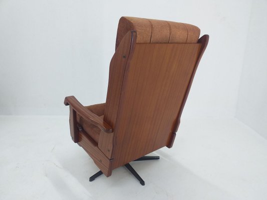 Mid-Century Scandinavian Swivel Armchair, Norway, 1970s-TZ-824603