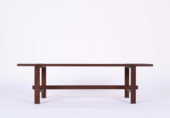 Mid-Century Scandinavian Teak Bench, 1960s-JDR-1328682