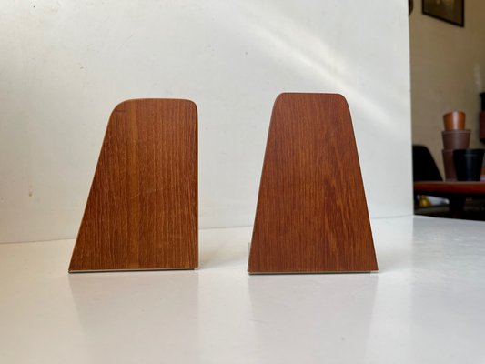 Mid-Century Scandinavian Teak Bookends, 1960s, Set of 2-LCR-1005402