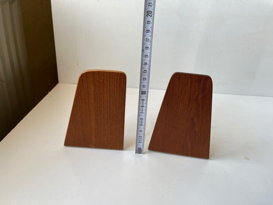 Mid-Century Scandinavian Teak Bookends, 1960s, Set of 2-LCR-1005402