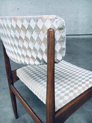 Mid-Century Scandinavian Teak Dining Chair Set, 1960s, Set of 6-RQV-1152730