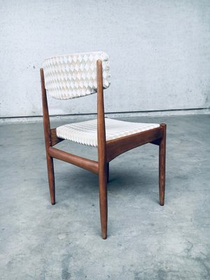 Mid-Century Scandinavian Teak Dining Chair Set, 1960s, Set of 6-RQV-1152730