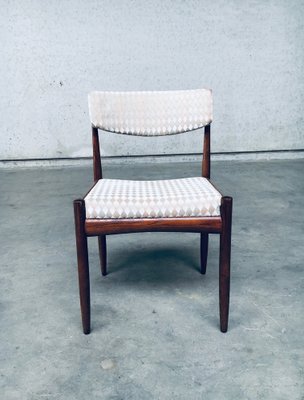 Mid-Century Scandinavian Teak Dining Chair Set, 1960s, Set of 6-RQV-1152730