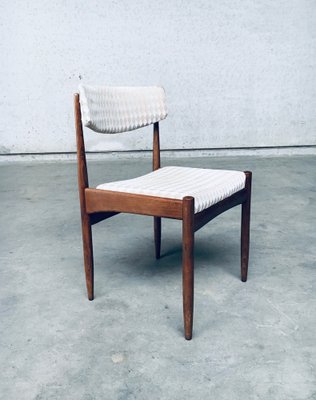 Mid-Century Scandinavian Teak Dining Chair Set, 1960s, Set of 6-RQV-1152730