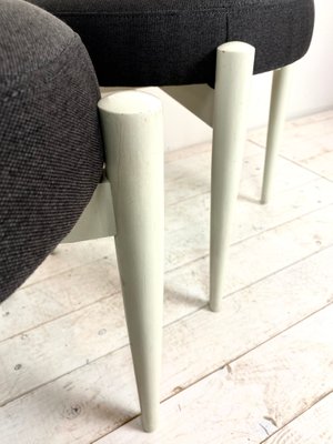 Mid-Century Scandinavian Wooden Stools, Set of 2-WZZ-900991