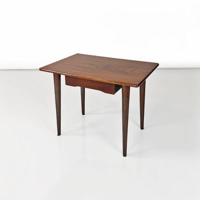 Mid-Century Scandinavian Wooden Table with Central Drawer, 1960s-GDD-1776509