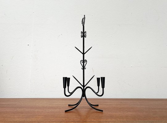 Mid-Century Scandinavian X-Mas Metal Candleholder by Gunnar Ander, 1960s-UAH-2020565