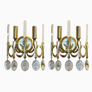 Mid-Century Sconces by Gaetano Sciolari, 1960s, Set of 2-NPC-805668