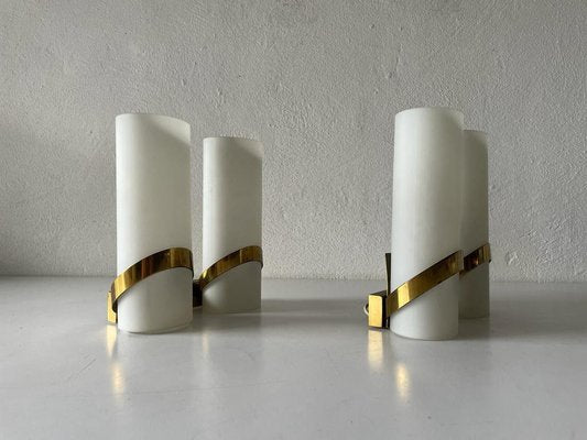 Mid-Century Sconces from Stilnovo, Italy, 1950s, Set of 2-RDS-1453397