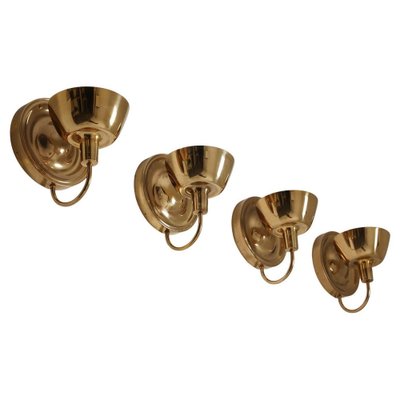 Mid-Century Sconces in Brass attributed to Josef Frank for Svenskt Tenn, 1960s-FM-1778207