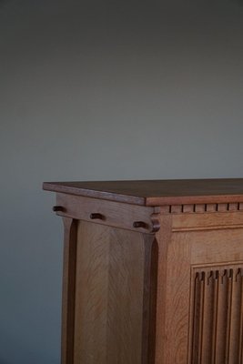 Mid-Century Sculptural Sideboard in Solid Oak, by a Danish Cabinetmaker, 1950s-MXF-1359180