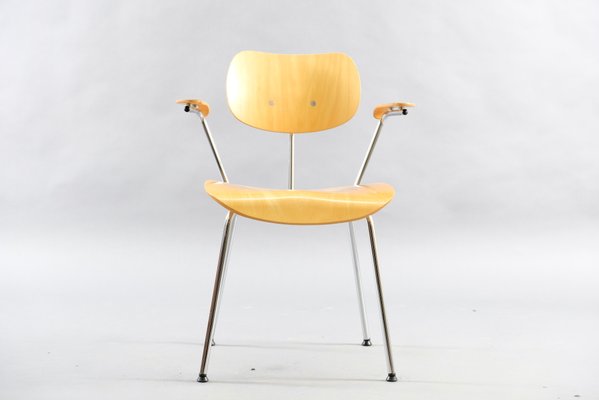 Mid-Century SE68 Chair with Armrests by Egon Eiermann for Wilde+Spieth-CIP-833742