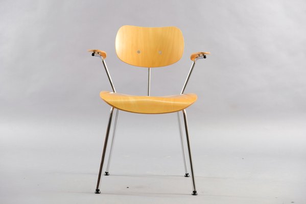 Mid-Century SE68 Chair with Armrests by Egon Eiermann for Wilde+Spieth-CIP-833742