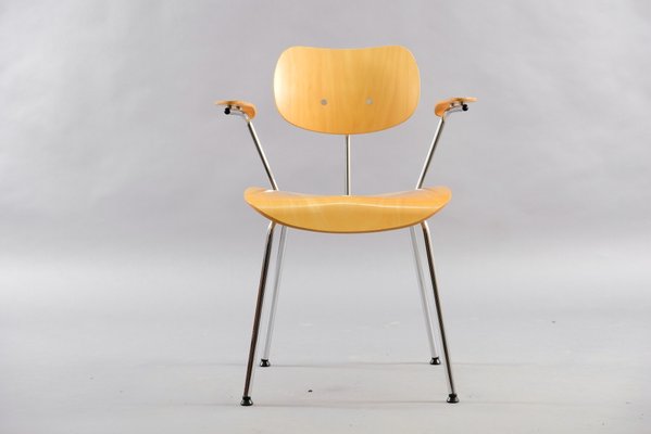 Mid-Century SE68 Chair with Armrests by Egon Eiermann for Wilde+Spieth-CIP-833742