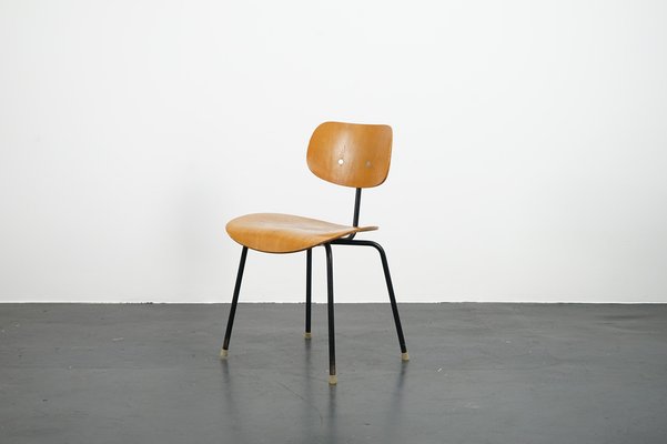 Mid-Century SE68 Side Chair with Black Base by Egon Eiermann for Wilde+Spieth-CIP-980447