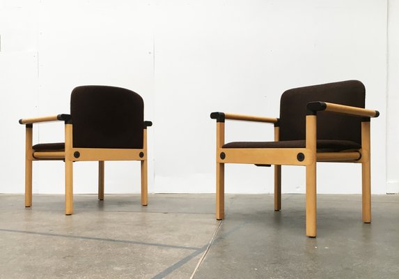 Mid-Century Series 77 Armchairs by Gerd Lange for Schlapp Möbel, 1970s, Set of 4-UAH-782849