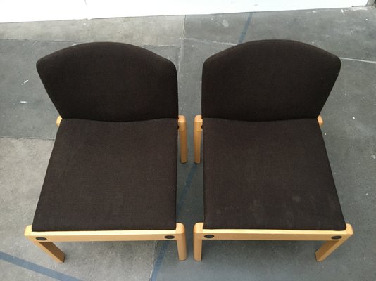 Mid-Century Series 77 Armchairs by Gerd Lange for Schlapp Möbel, 1970s, Set of 4-UAH-782849