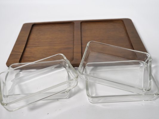 Mid-Century Serving Trays, 1960s, Set of 5-LVS-1154789