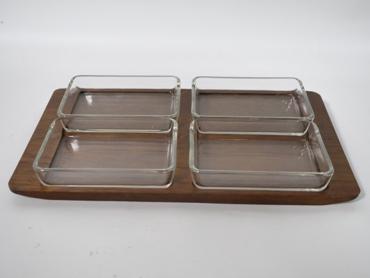 Mid-Century Serving Trays, 1960s, Set of 5-LVS-1154789