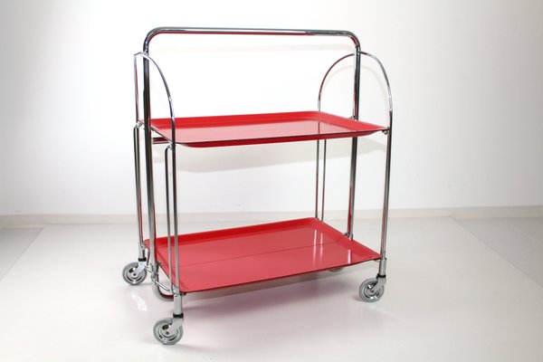 Mid-Century Serving Trolley from Bremshey Solingen-ZWH-576510