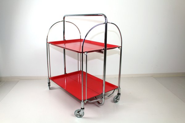 Mid-Century Serving Trolley from Bremshey Solingen-ZWH-576510