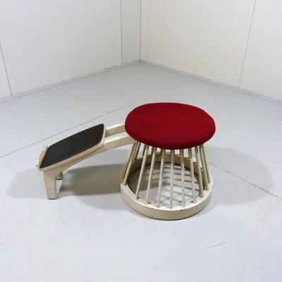 Mid-Century Shoe Store Stool, 1950s-TU-592592