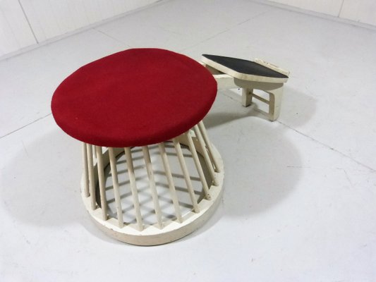 Mid-Century Shoe Store Stool, 1950s-TU-592592