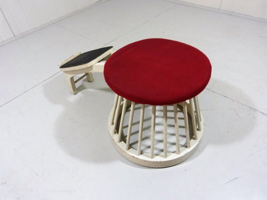 Mid-Century Shoe Store Stool, 1950s-TU-592592