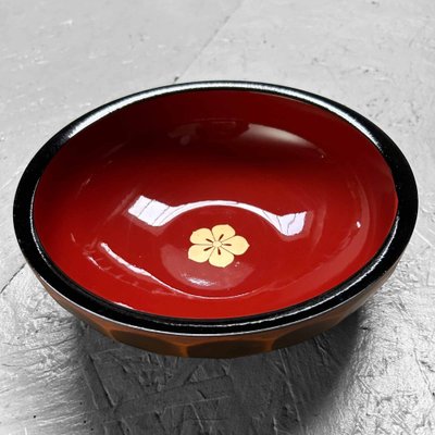 Mid-Century Shōwa Wooden Urushi Bowl, Japan, 1970s-DWL-1799440