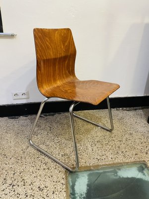 Mid-Century Side Chair with Chrome-Plated Frame from Flötotto, 1960s-RZY-1808059