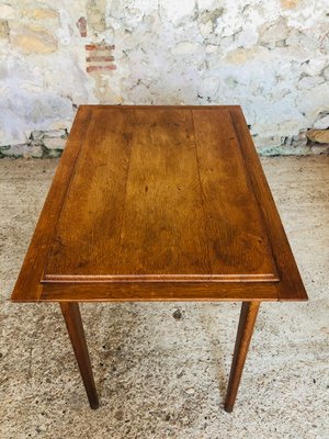 Mid-Century Side Table with Compass Legs, 1960s-OJT-1001308