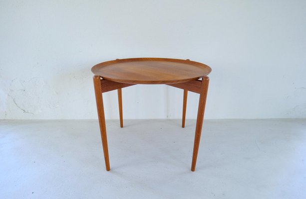 Mid-Century Side Tray Table in Teak, Sweden, 1960s-UYK-1419063