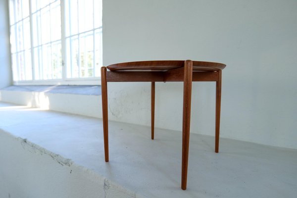 Mid-Century Side Tray Table in Teak, Sweden, 1960s-UYK-1419063