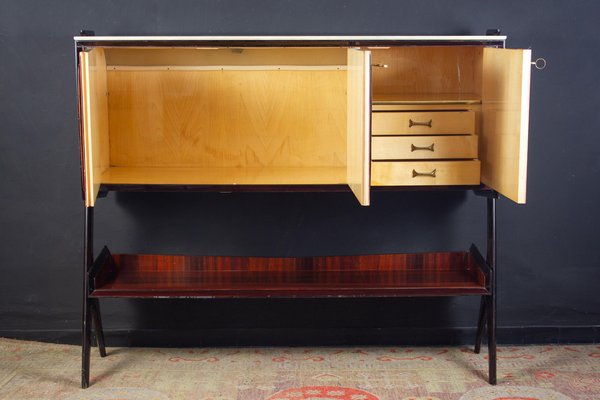 Mid-Century Sideboard or Bar Cabinet by Vittorio Dassi, 1950s-MBH-1031755