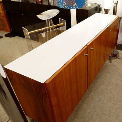 Mid-Century Sideboard with White Melamine Top, 1980s-NYF-2019001