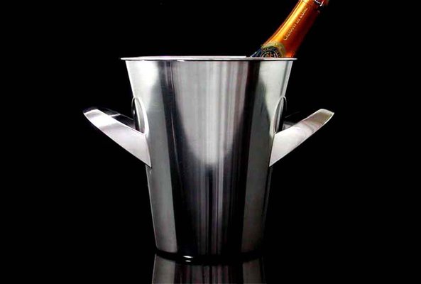 Mid-Century Silver-Plated Ice Bucket Wine Cooler by Kurt Mayer for WMF, 1950s-OE-897858