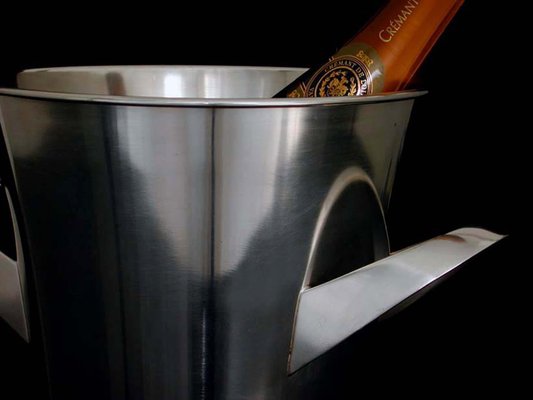 Mid-Century Silver-Plated Ice Bucket Wine Cooler by Kurt Mayer for WMF, 1950s-OE-897858